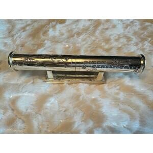 Birth Certificate Holder with stand silver plated baby gift